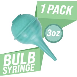 Ear Bulb Syringe, 3oz, Nasal Aspirator for Infant, Ear & Nasal Cleanser for Baby, Congestion Relief