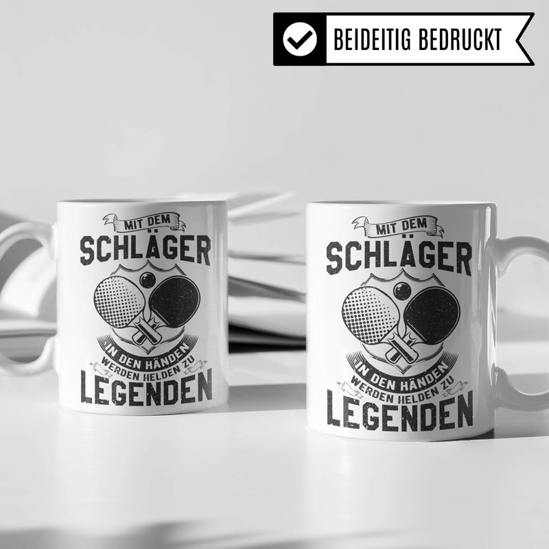 Pagma Druck Table Tennis Cup, Table Tennis Gift Ideas, Coffee