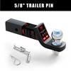TYT Trailer Hitch Ball Mount with 2 Inch Ball &