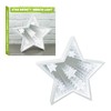 Global Gizmos Star Infinity Light with Starburst Pattern, White