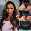V Part Wig Human Hair Body Wave Glueless No Leave