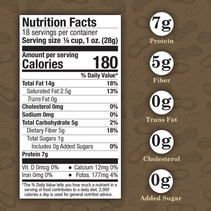 Virginia Diner Unsalted Virginia Peanuts - XL Gourmet Natural Peanuts