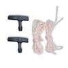 2 Pack Recoil Starter Rope 3-Meter(Diameter:3.5mm) and 2 Pack Recoil
