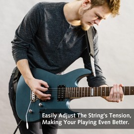 6mm Whammy Bar Guitar Tremolo Vibrato Arm Trem Bar Stick for Strat Style Electric Guitar Tremolo System Stratocaster Silver with White Tip