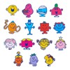 MR.MEN LITTLE MISS Sticker Set 15 Patterns 15 Pieces Mr