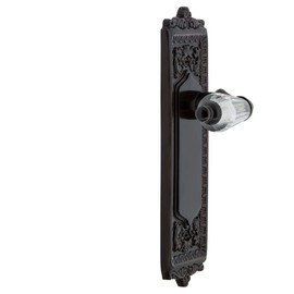 Nostalgic Warehouse Egg & Dart Plate with Parlor Lever, Privacy - 2.75", Timeless Bronze