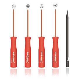 BatPower S2 Screwdriver Set Repair Kit Pentalobe 5 Pentalobe 6 Tri Wing Phillips Head Screwdriver Set Compatible with MacBookProAir Screwdriver Kit Razer Laptop Notebook with Helper Stick