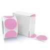 Round Stickers Pink 25mm Circle Labels with Dispenser Box Color