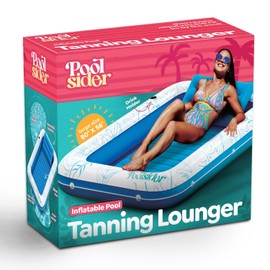 Premium Inflatable Tanning Pool Lounger | XL Inflatable Tanning Bed for Adults | Multipurpose Pool Floats | Inflatable Pool Float | Tanning Float