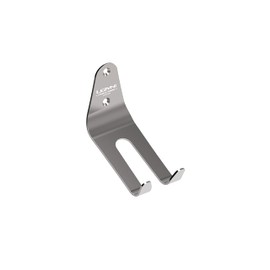 LEZYNE Stainless Steel Bicycle Pedal Hook, Road, Mountain, Gravel Bike, Flat or Clipless Pedal Compatible, Garage Wall Hanger