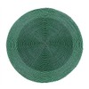 Peggy Wilkins Bliss Beaded Christmas Round Place Table Mat 12"
