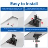 Starlink Gen 3 Mount Kit- Pipe Adapter, Angle-Adjustable Wall/Roof Pole