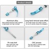 Unxuey Blue 10pcs Set M6 × 65mm Bike Quick Release