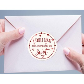 120Pcs Sweet Treat Stickers for Special Events: Classroom, Candy, Party Favors, Love Notes. Perfect for Valentine's, Birthdays, Weddings, Anniversaries, Mother's/Father's Day