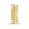 THOMAS SABO Gold Tone Crown Leaf Ring Ladies Wedding Band