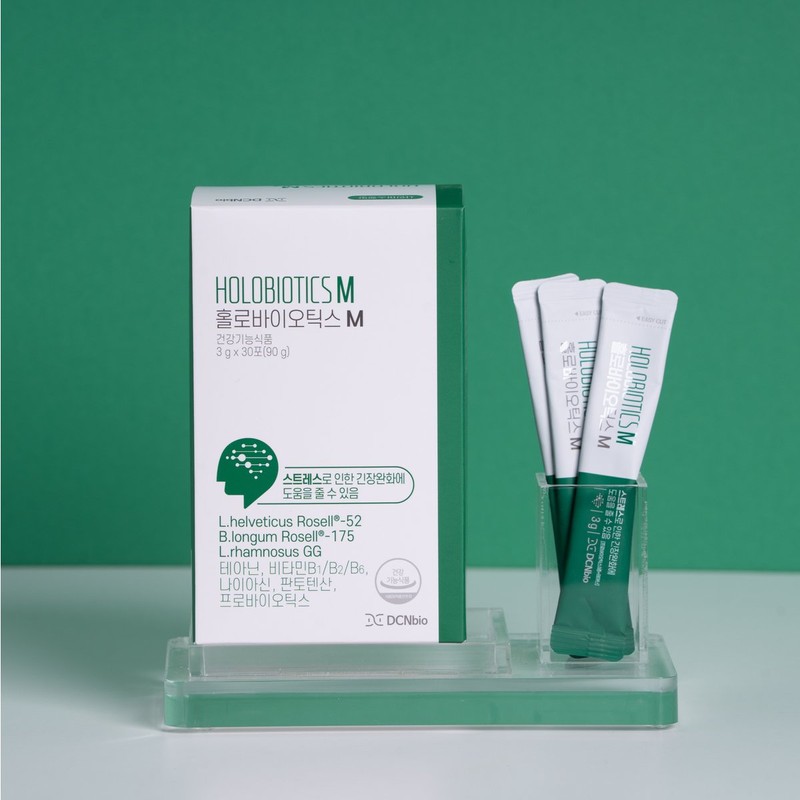 프로바이오틱스 유산균 장건강 스트레스 멘탈케어 홀로바이오틱스 M 1개월분 Probiotics Lactobacillus
