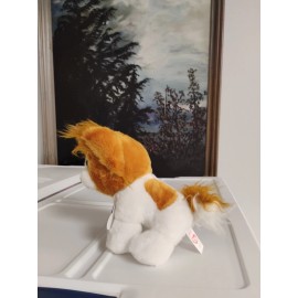 Ty Beanie Baby - BARKS the Papillon Dog 6" NEW MWMTs Plush Stuffed Animal Toy