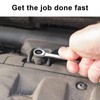 Jetech 10mm Ratcheting Combination Wrench, Industrial Grade Gear Spanner with
