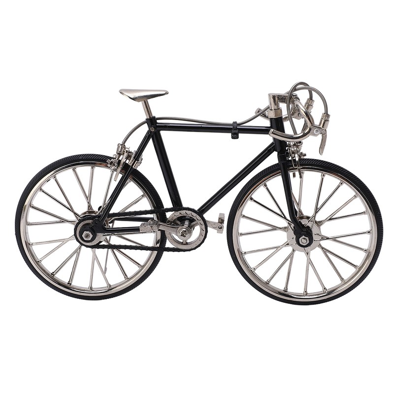 Bicycle Model Vivid Design DIY Decorative 12x19.5cm/4.7x7.7in Alloy Material Miniature