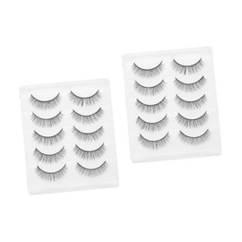 OHPHCALL 2sets Eyelash Set Eyelashes Full Eyes Makeup Beauty Lashes Charming Eyes Salon/event 5pairs*2