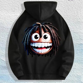 3D Dreadlocks Face Graphic Hoodie 100% Cotton US Warehouse 7 ColorsColor: Army Green, Size: L