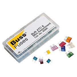 BUSSMANN NO.95BK - ATC & ATM Bulk Assortment in Poly Box Contains ATC & Atm-5-10- 15-20- 25 & 30 Amp (Pack of 1)