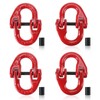 NORJIN 4 Pack 3/8” G80 Alloy Steel Hammerlock Coupling Link