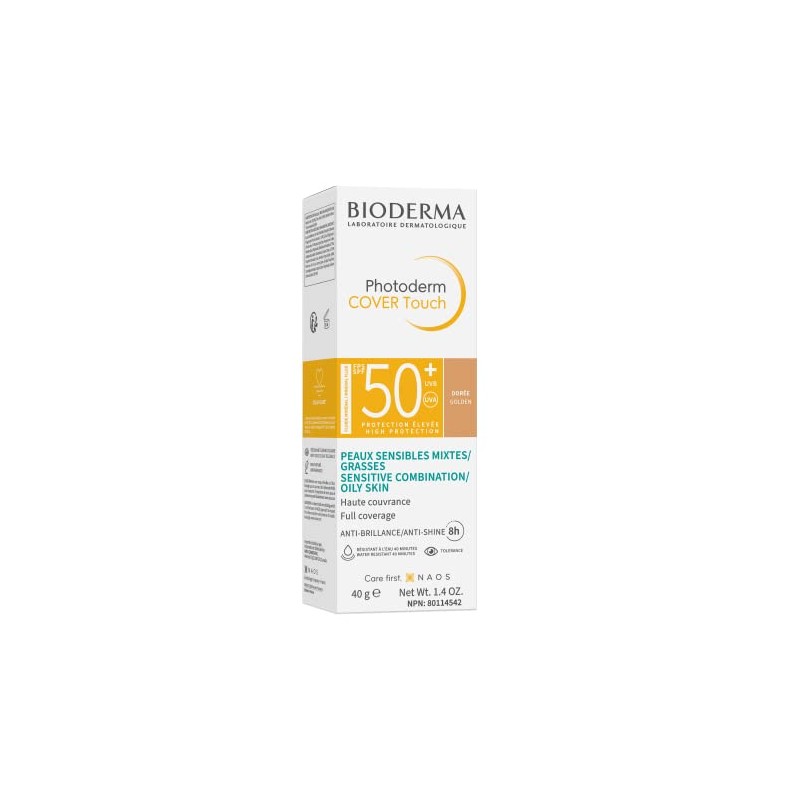 Photoderm Cover Touch Mineral Fps 50+ Dorado 40 Ml