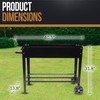 Home-Complete Raised Garden Bed - Planter Box with Storage Shelf