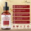 Complete B Complex Liquid Drops | 60ml | with Biotin,