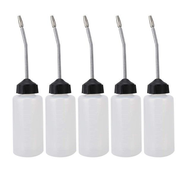 AILOOCEDI 5PCS Extended Spout Oil Bottle,Oil Dispenser Sewing Machine Lengthened