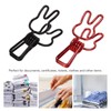 100Pcs Bunny Binder Clips Hollow Out Strong Metal Multi Purpose