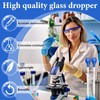 Glass Pipette, 2 Pcs Graduated Dropper, Dropping Pipette for Transfer