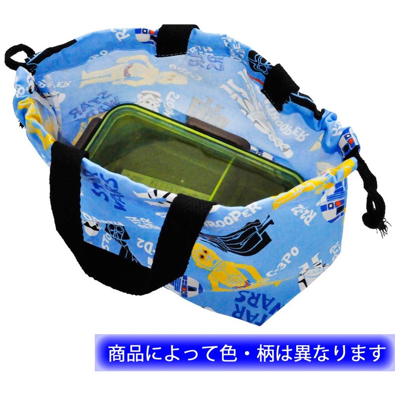 Skater KB7-A Children's Bento Drawstring Bag with Gusset, Animal Forest