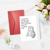 Qiavor Funny Birthday Card for Cat Lover, Rude Cat Birthday