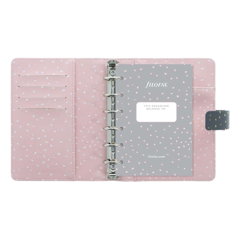 FILOFAX Confetti Pocket Organiser Charcoal 2025