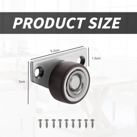 Furniture Castors Castors Furniture Castors Rubber Castors Pack of 4 Furniture Castors Small Fixed Castors Universal Quiet Swivel Castors Nylon Wheels with Thickened Sheet Steel Body Universal Wheel