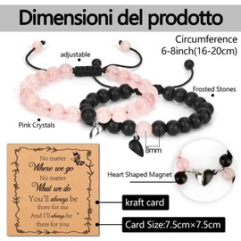 Matching Bracelets,Boyfriend Christmas Gifts,Gifts For Couples,Gifts For Boyfriends,Couple Gifts,His And Hers Gifts,Crystal Bracelet,Couple Bracelets,Valentines Gifts For Him Boyfriend Her Girlfriend