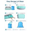 50" Foldable Sandbox for Outdoor, Heavy Duty Oxford Cloth Portable