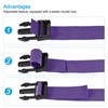 sourcing map Luggage Straps, 2m Length Adjustable Suitcase Belts with