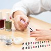 SGERUFZ 4 Sheets Girls Press On False Nails, Children Full