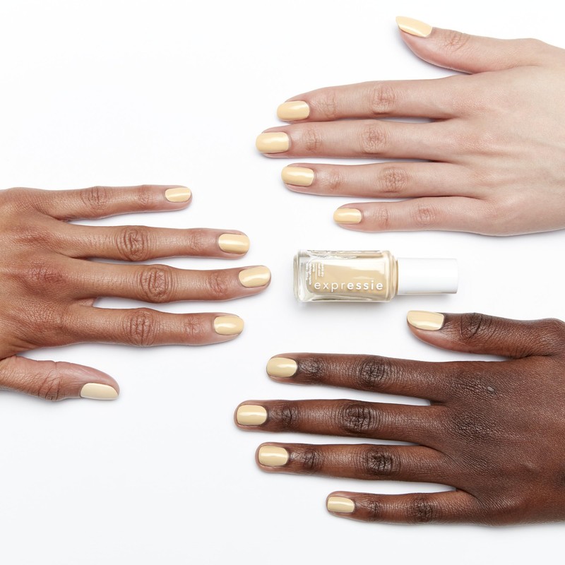 essie Expressie Nail Polish, Quick-Dry Soft Yellow Nail Polish, Vegan,