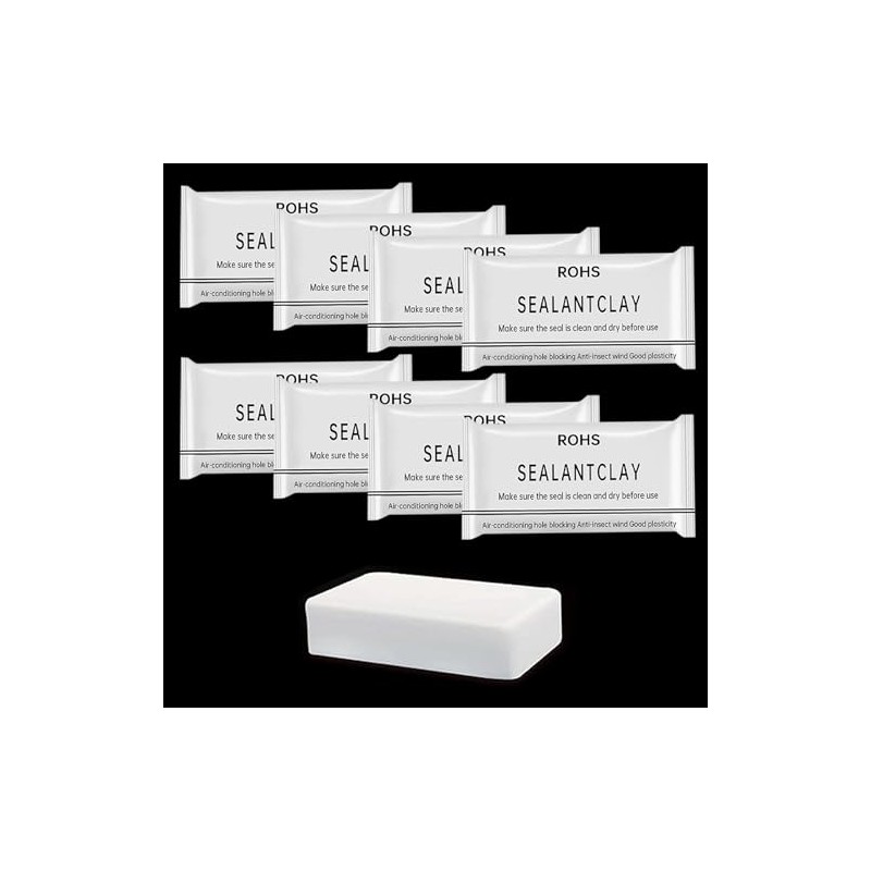8-Pack White Seal Putty Waterproof Duct Seal Repair Sealing Clay,