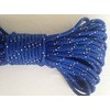 5/16 Inch by 100 Feet Double Braid Polyester Rope, Blue