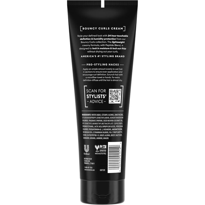 Tresemme Defining Cream Bouncy Curls 1 Unidad para Control Ligero