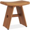 18" Asia-Bjön Torii Solid Top Teak Shower Bench