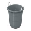 Life Story 8 Pack Open Storage Bucket, Round Plastic Container