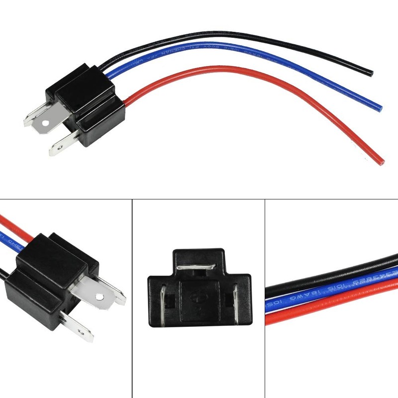 YUNPICAR H4 Headlight Fog Light Coupler Cable Female Replacement/Processing/Expansion Waterproof