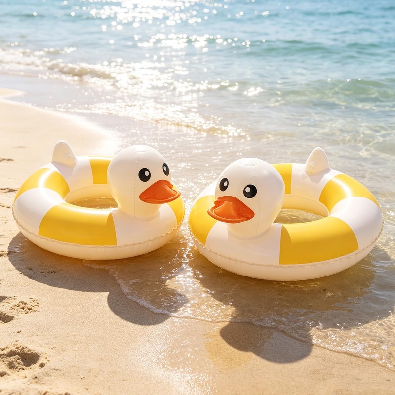 2PCS 35IN Pool Swim Ring Inflatable Pool Floats Water Fun