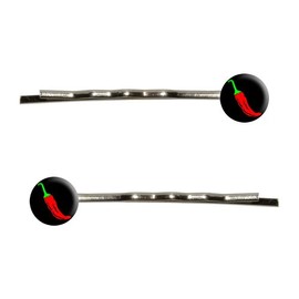 Chili Pepper Bobby Pins Barrettes Hair Styling Clips